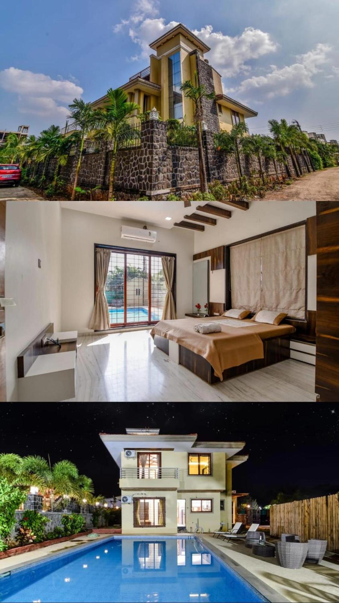 Lifeline Villas - Luxurious Taraangan 4 Mountain View Villa With Biggest Pool And Huge Open Area Лонавла Екстер'єр фото
